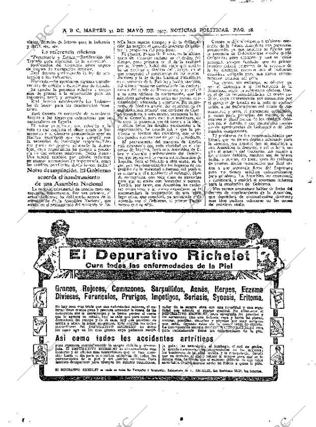 ABC MADRID 31-05-1927 página 18