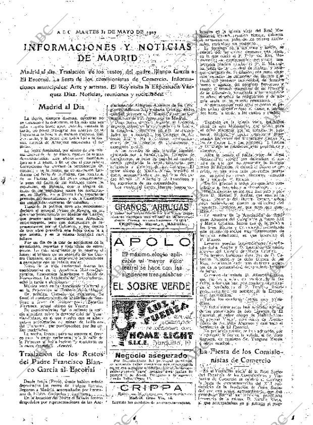 ABC MADRID 31-05-1927 página 23