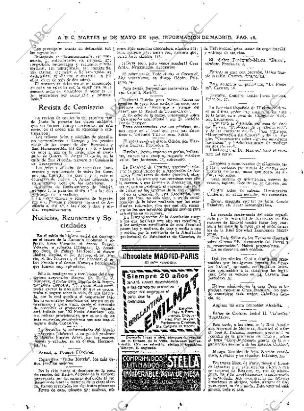 ABC MADRID 31-05-1927 página 26
