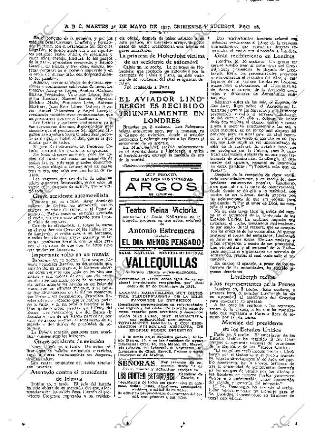 ABC MADRID 31-05-1927 página 28