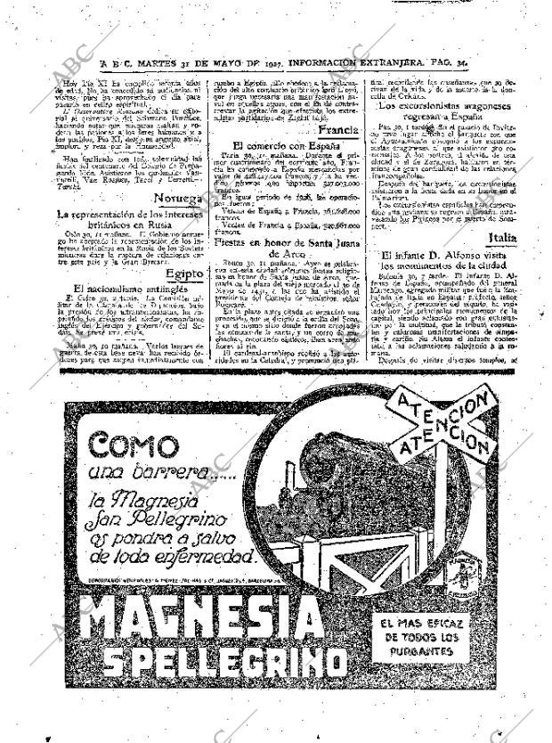 ABC MADRID 31-05-1927 página 34