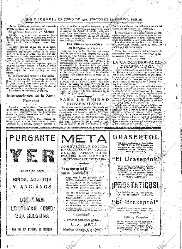 ABC MADRID 02-06-1927 página 16