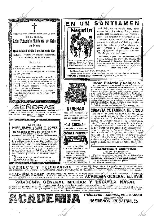 ABC MADRID 07-06-1927 página 43