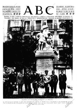 ABC MADRID 16-06-1927 página 1