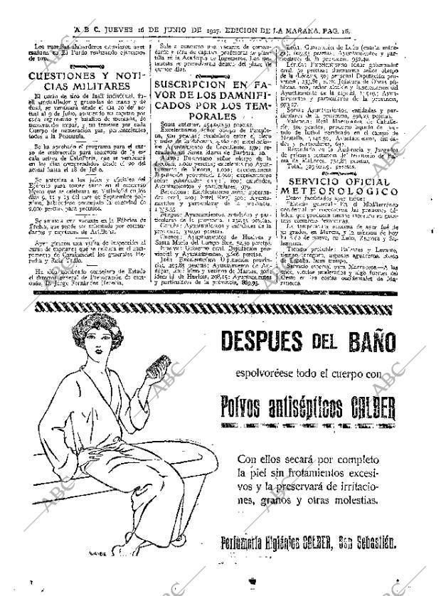ABC MADRID 16-06-1927 página 16