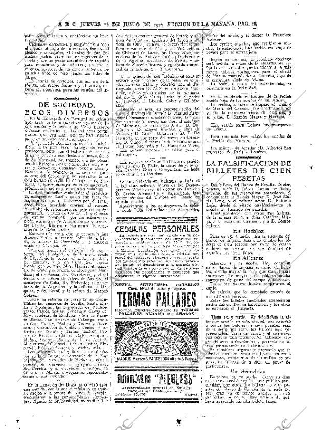 ABC MADRID 16-06-1927 página 18
