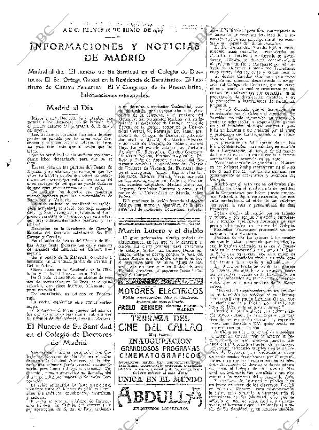 ABC MADRID 16-06-1927 página 21