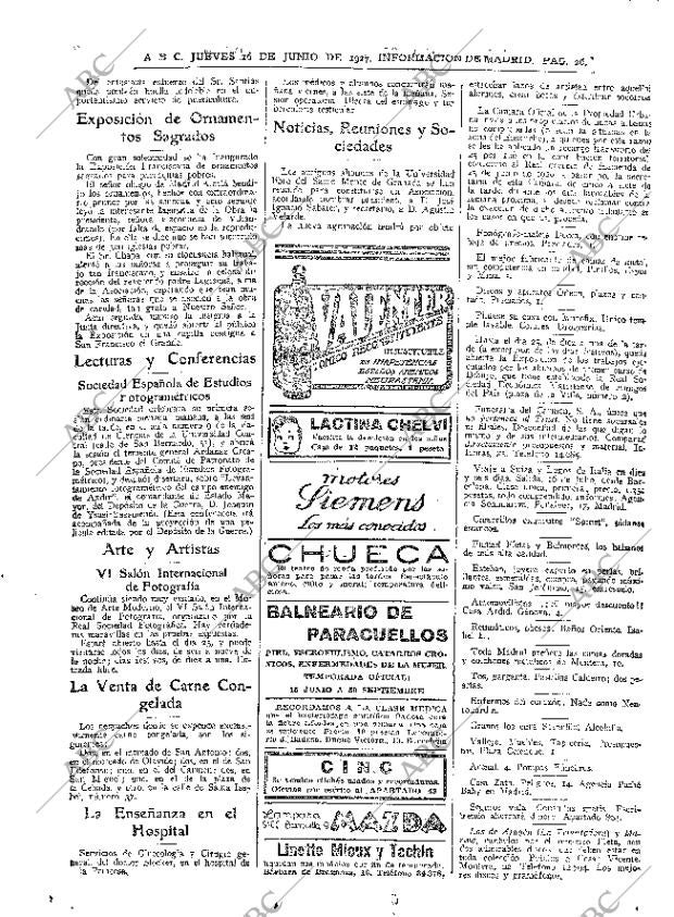 ABC MADRID 16-06-1927 página 26