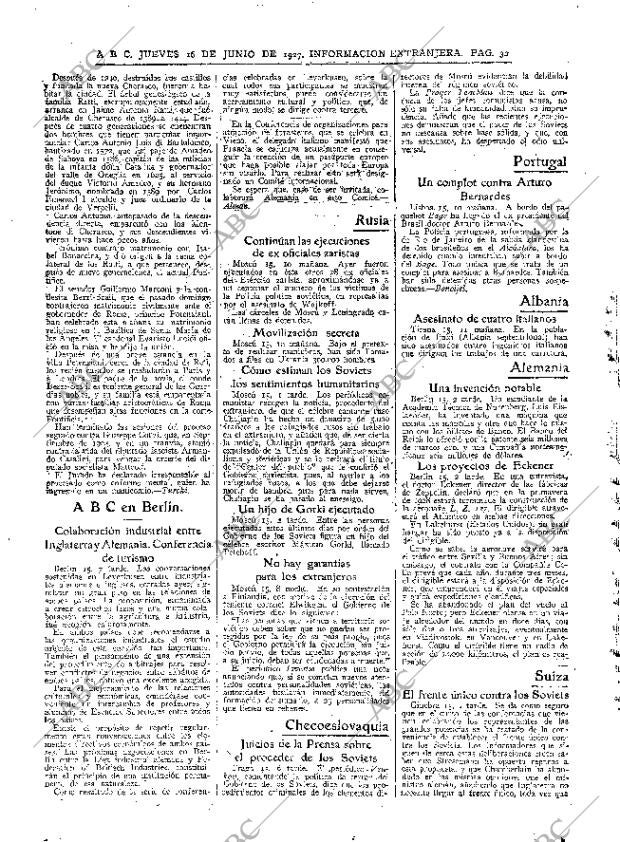 ABC MADRID 16-06-1927 página 32