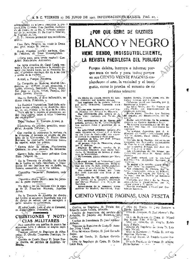 ABC MADRID 17-06-1927 página 21