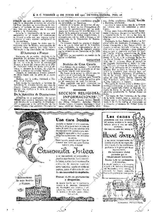 ABC MADRID 17-06-1927 página 26