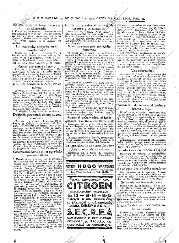 ABC MADRID 25-06-1927 página 28