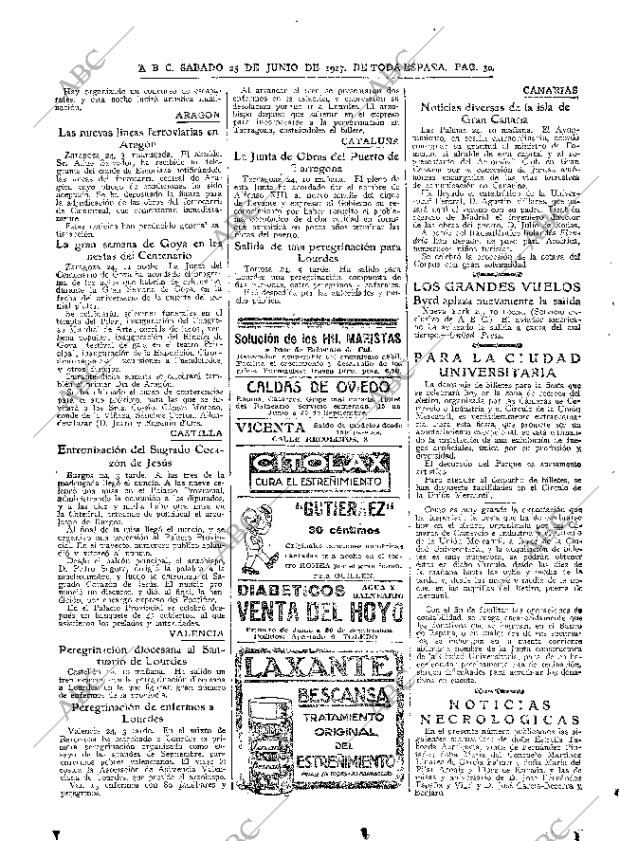 ABC MADRID 25-06-1927 página 30