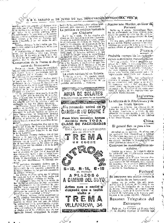 ABC MADRID 25-06-1927 página 32