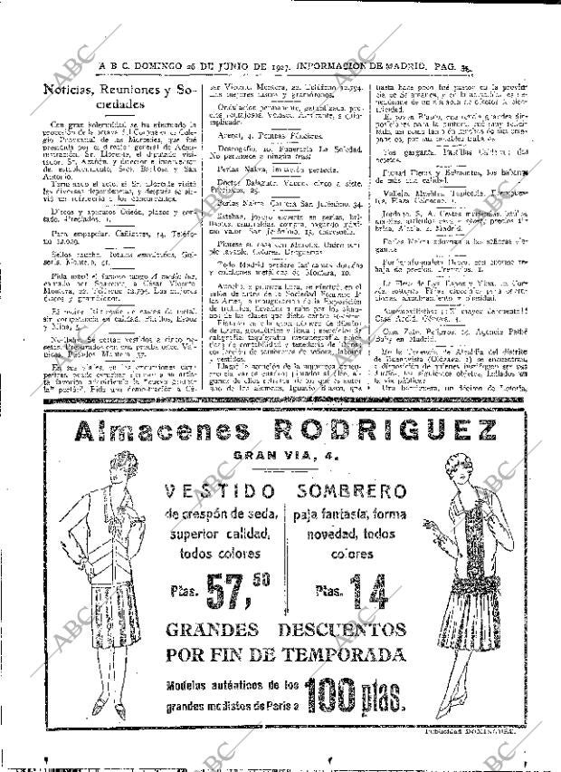 ABC MADRID 26-06-1927 página 32