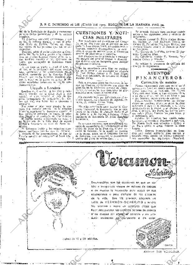 ABC MADRID 26-06-1927 página 34