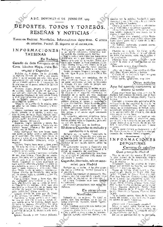 ABC MADRID 26-06-1927 página 43