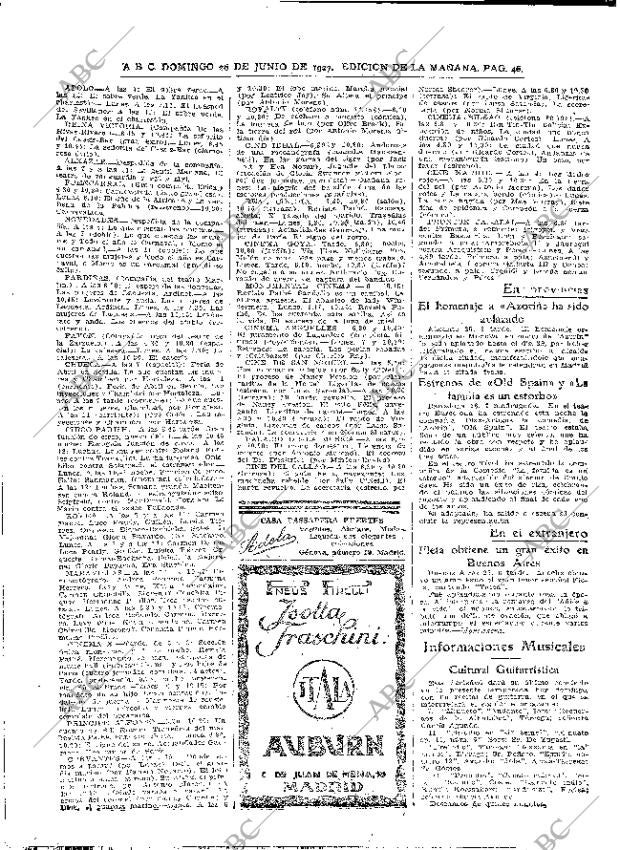 ABC MADRID 26-06-1927 página 46