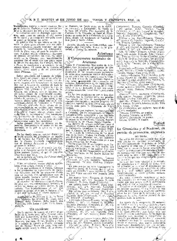 ABC MADRID 28-06-1927 página 16