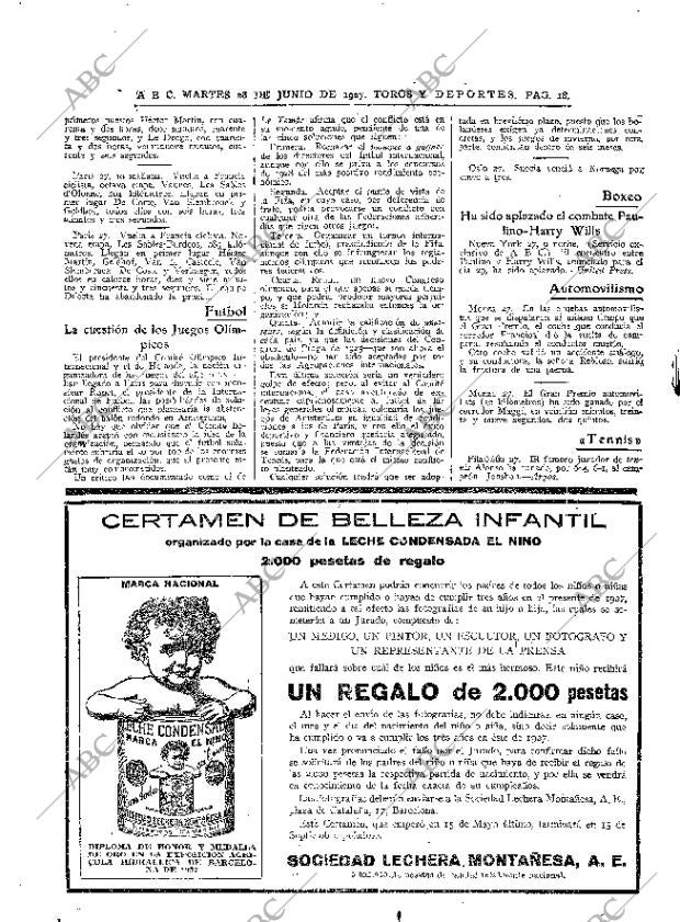 ABC MADRID 28-06-1927 página 18