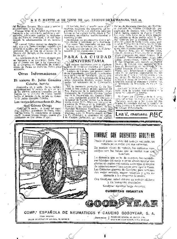 ABC MADRID 28-06-1927 página 20