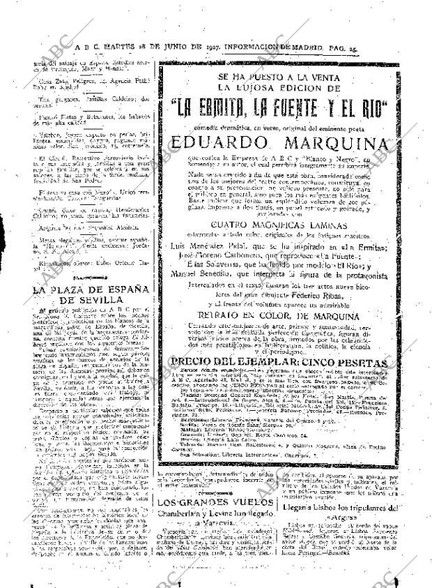 ABC MADRID 28-06-1927 página 25