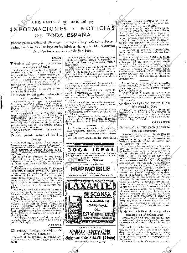 ABC MADRID 28-06-1927 página 29