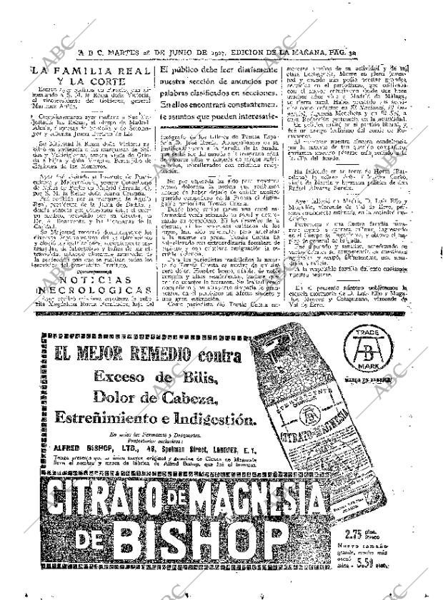ABC MADRID 28-06-1927 página 32