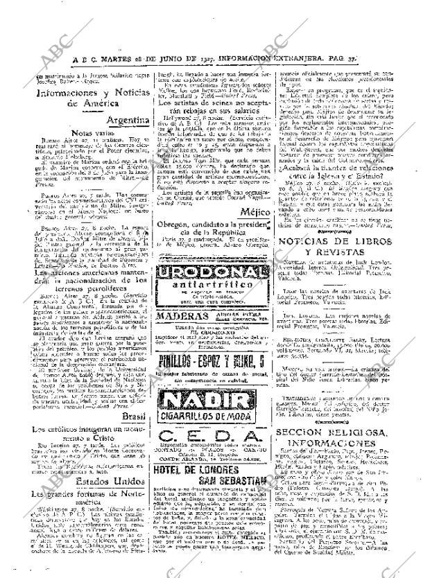 ABC MADRID 28-06-1927 página 37