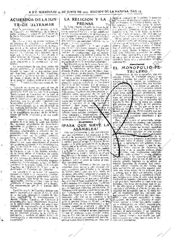 ABC MADRID 29-06-1927 página 17