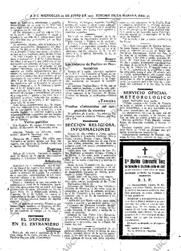 ABC MADRID 29-06-1927 página 30