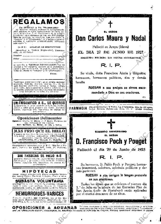 ABC MADRID 29-06-1927 página 34