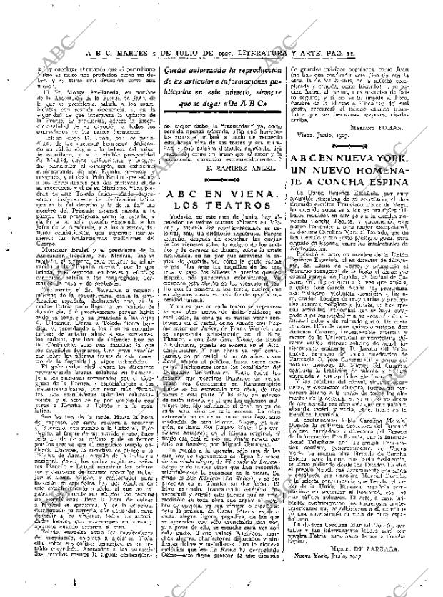 ABC MADRID 05-07-1927 página 11