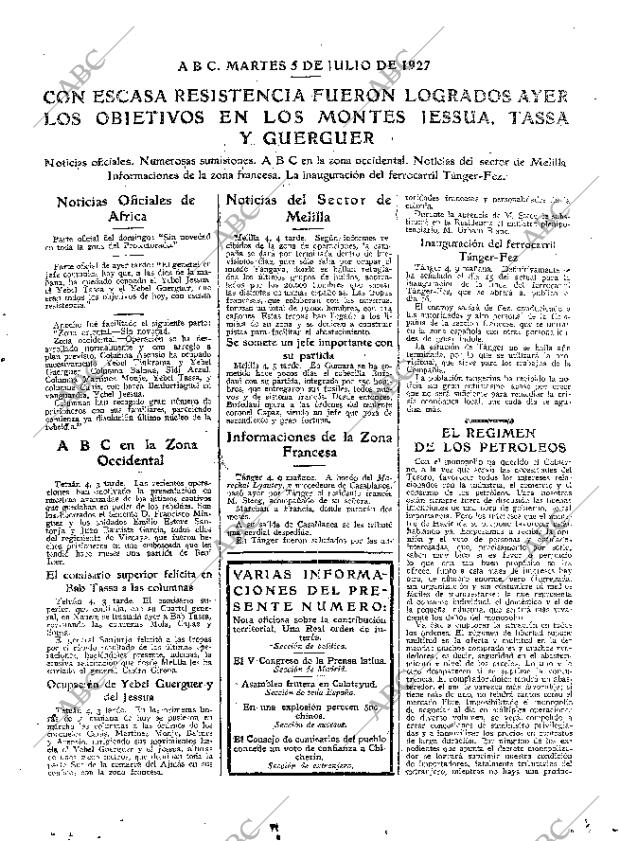 ABC MADRID 05-07-1927 página 15