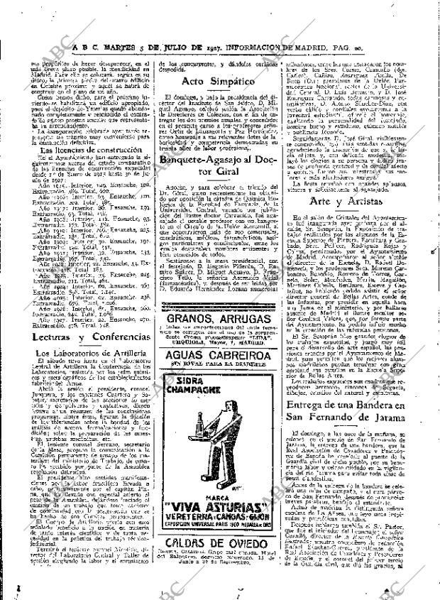 ABC MADRID 05-07-1927 página 20