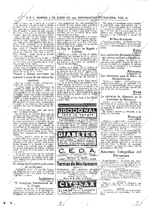 ABC MADRID 05-07-1927 página 28