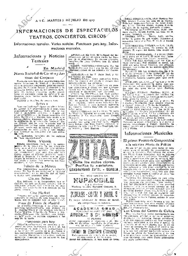 ABC MADRID 05-07-1927 página 39