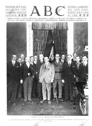 ABC MADRID 08-07-1927 página 1