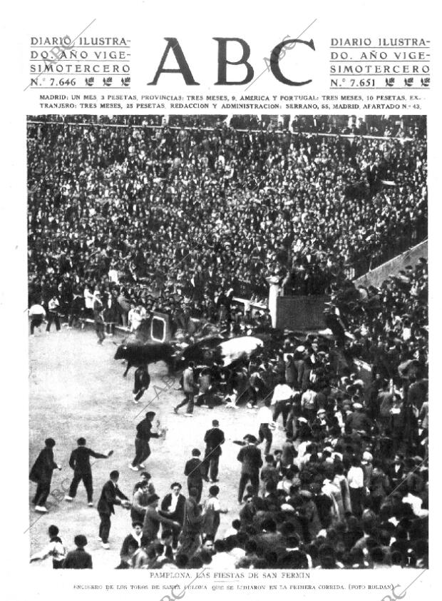 ABC MADRID 09-07-1927 página 1