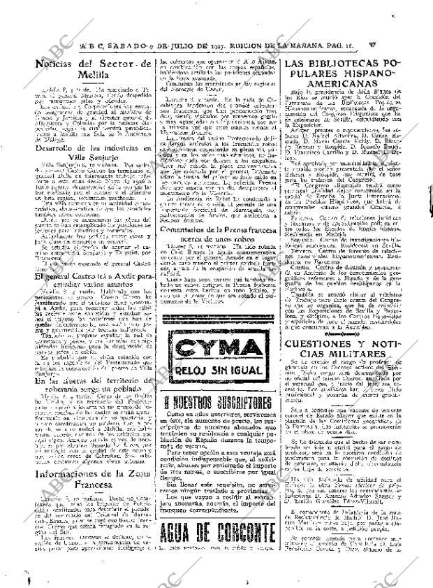 ABC MADRID 09-07-1927 página 16