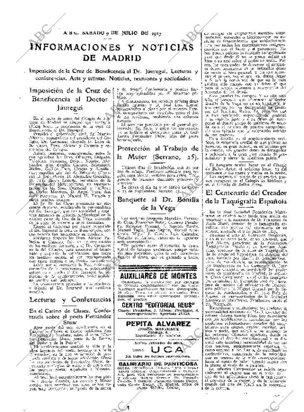 ABC MADRID 09-07-1927 página 23