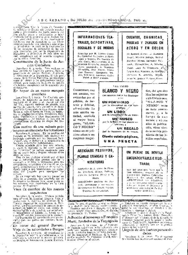 ABC MADRID 09-07-1927 página 27