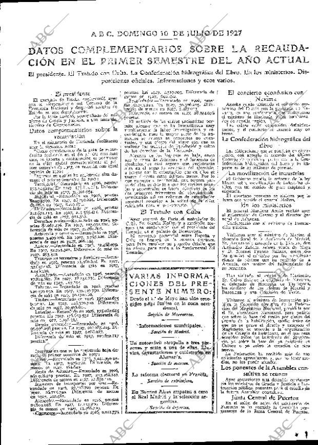 ABC MADRID 10-07-1927 página 23