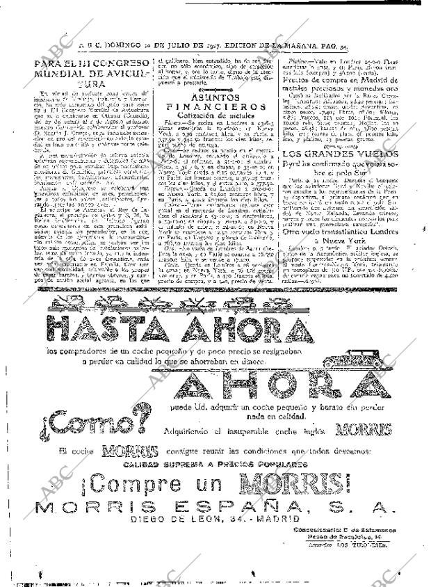 ABC MADRID 10-07-1927 página 34