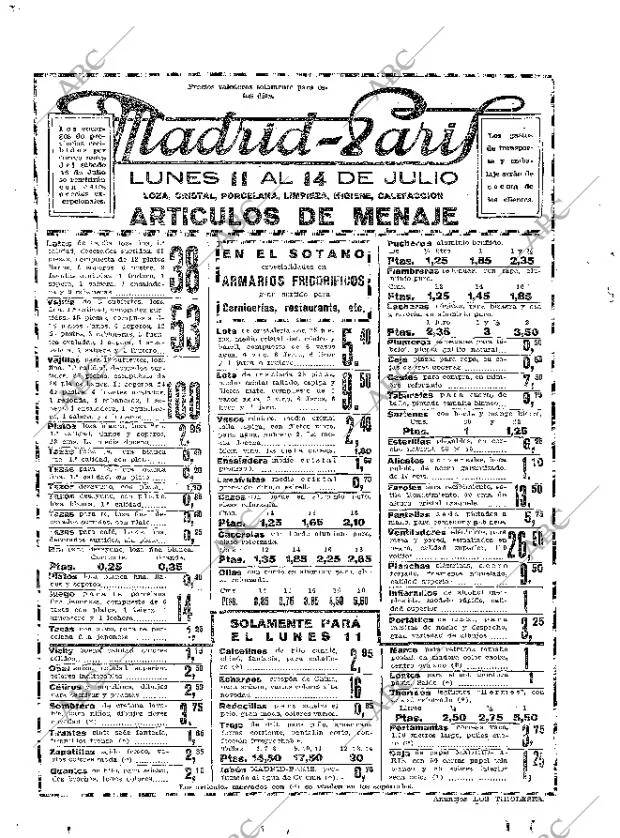 ABC MADRID 11-07-1927 página 18