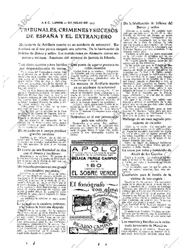 ABC MADRID 11-07-1927 página 23