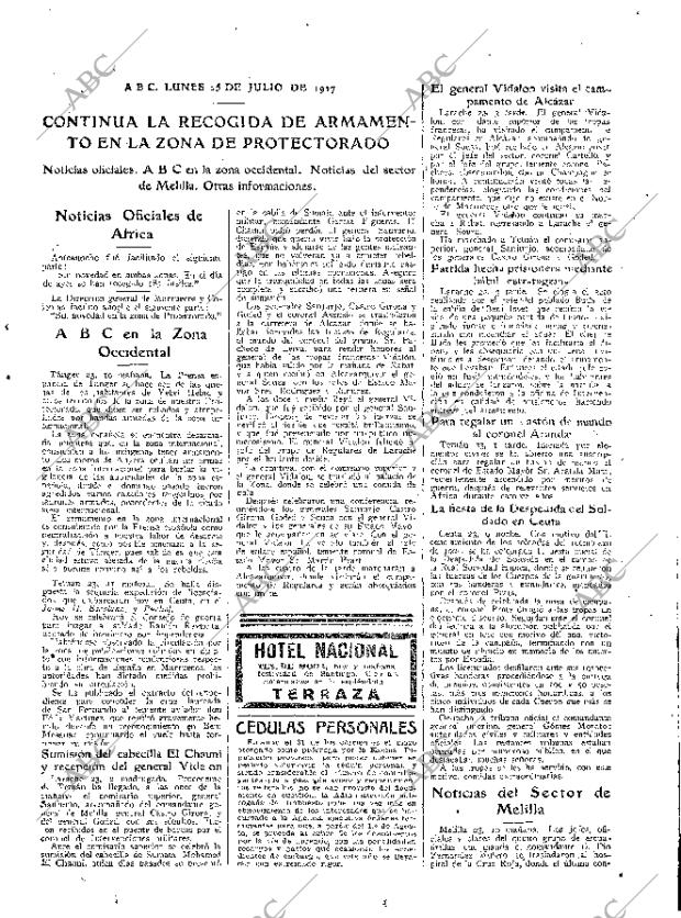 ABC MADRID 25-07-1927 página 17