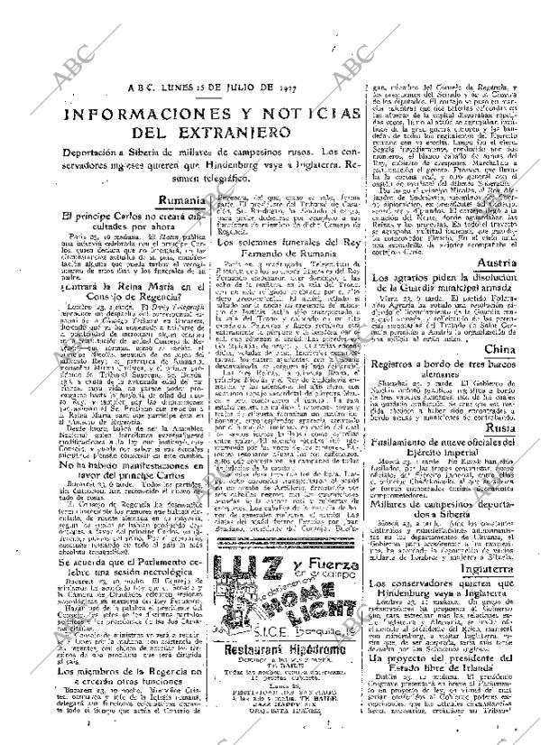 ABC MADRID 25-07-1927 página 29