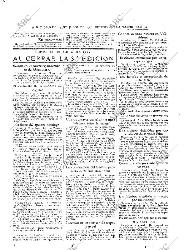 ABC MADRID 25-07-1927 página 34