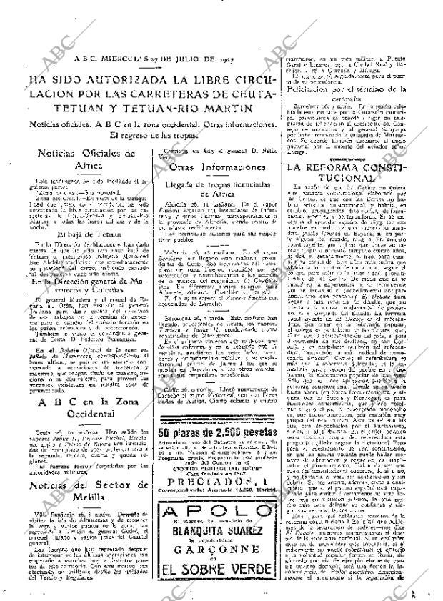 ABC MADRID 27-07-1927 página 17